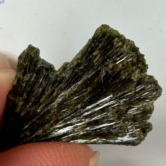Natural Epidote Thumbnail Specimen - Picture 5 of 7